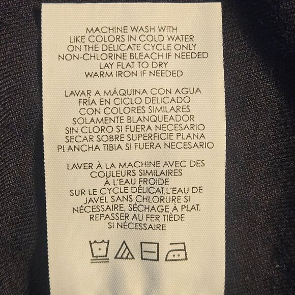 Cabi Women’s Black Sheer Dot Top Med – Minimalist, Light Academia, Layering Pi - Picture 7 of 11